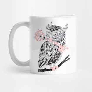 Vintage Great Horned Owl Mug